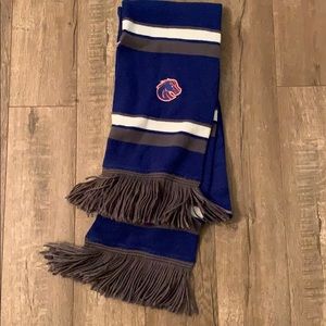 Sports scarf Blue and Orange bronco logo